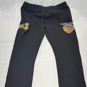 Golden State Warriors Black NBA Pro Standard Sweatpants Joggers 2XL Men’s New